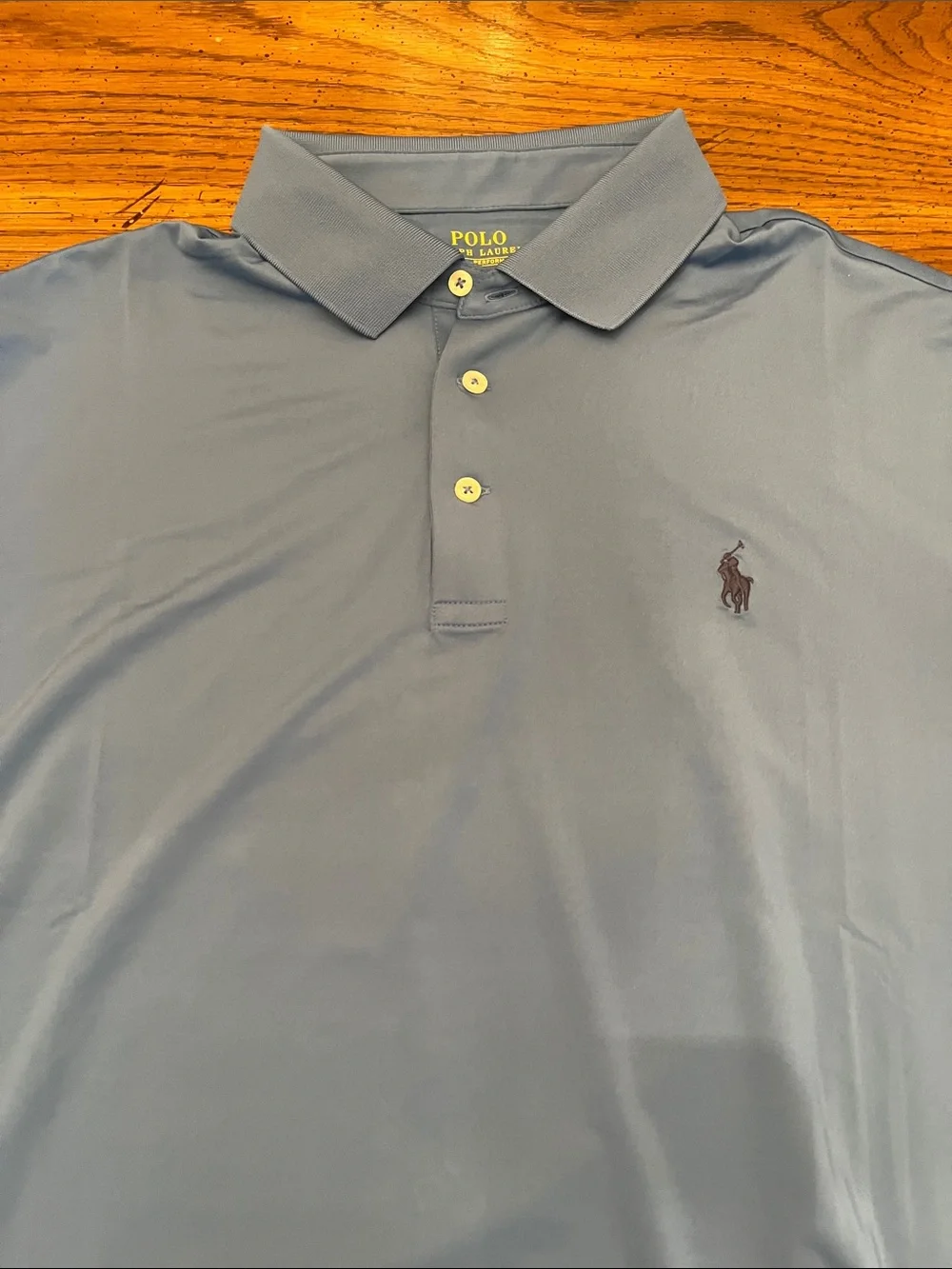 Polo by Ralph Lauren Blue Performance Polo, size large, new‎ with tags